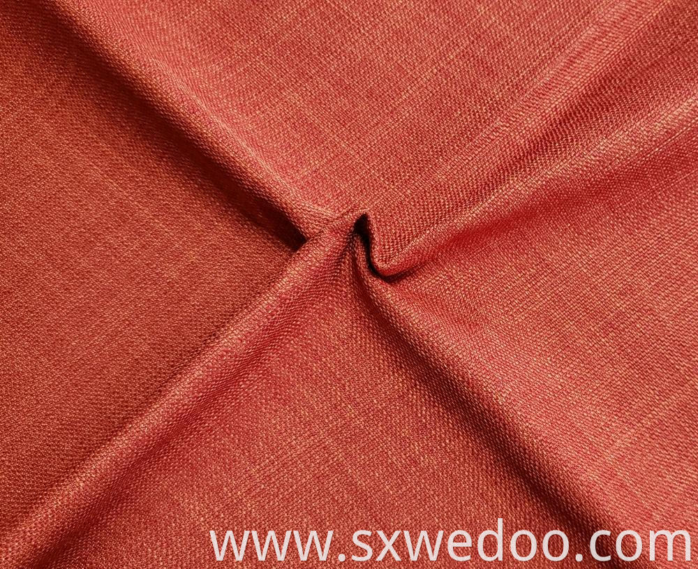 Orange Linen Fabric